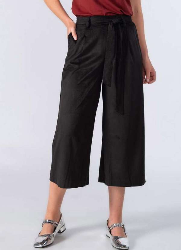 Calça Feminina CalÃ§a Pantacourt Em Ribana Lamis Calca Pantacourt