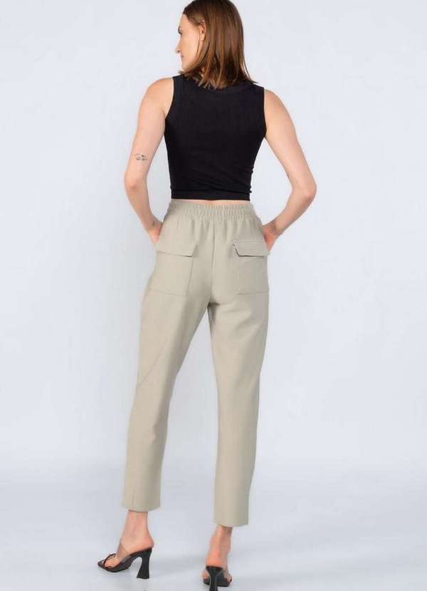 Lamis - Calca Reta Social com Elastico Verde 4