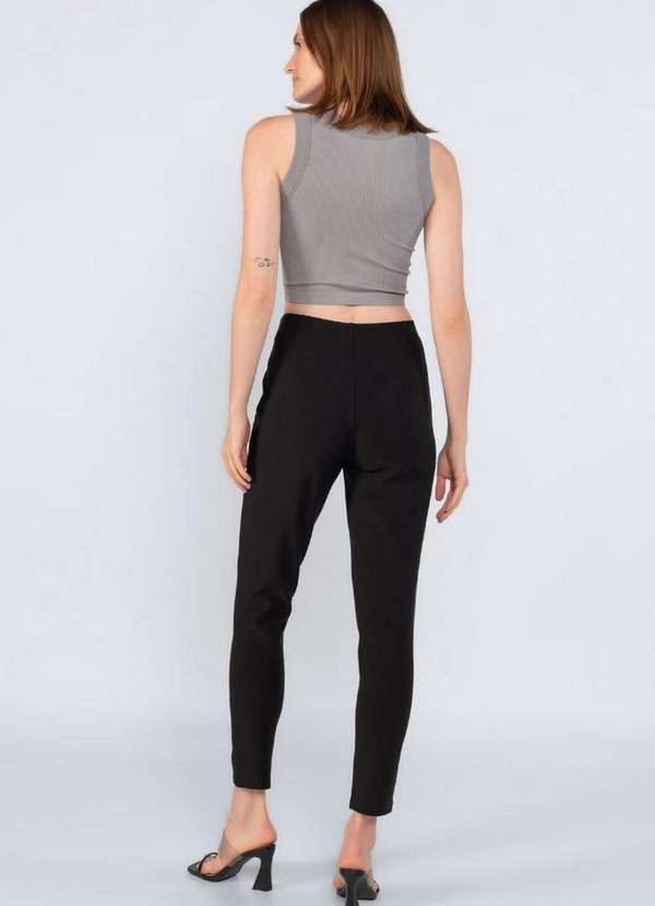 Lamis - Calca Skinny Social Cintura Alta Preto 4
