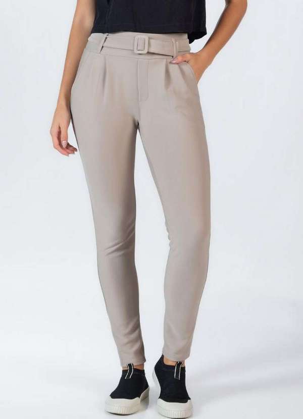 Lamis - Calca Social em Poliester Cinza 2