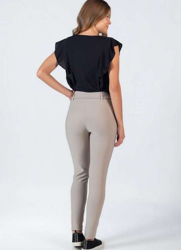 Lamis - Calca Social em Poliester Cinza 4