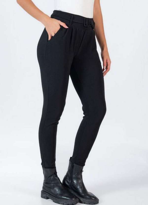 Lamis - Calca Social em Poliester Preto 3