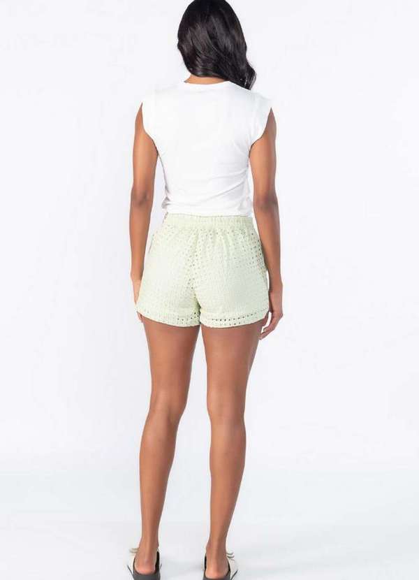Lamis - Shorts Curto Laise com Bolso Verde 4
