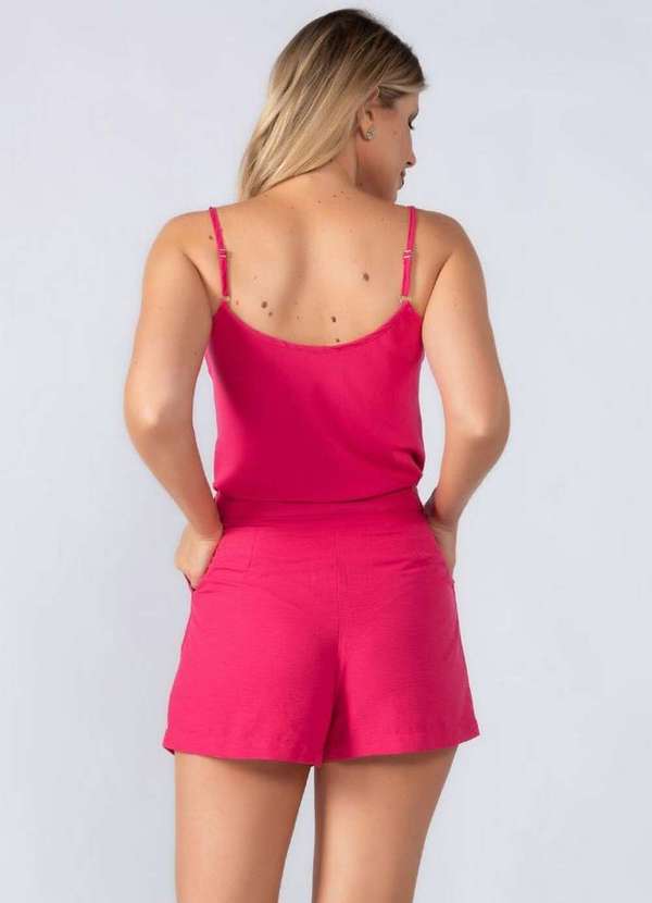 Lamis - Shorts Curto Paete com Bolsos Pink 3