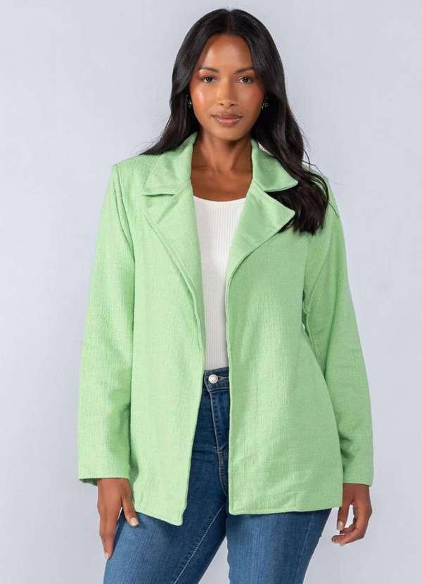 Lamis - Blazer de Tweed Verde 2