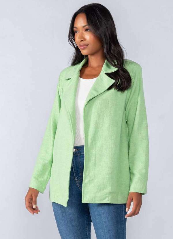 Lamis - Blazer de Tweed Verde 3