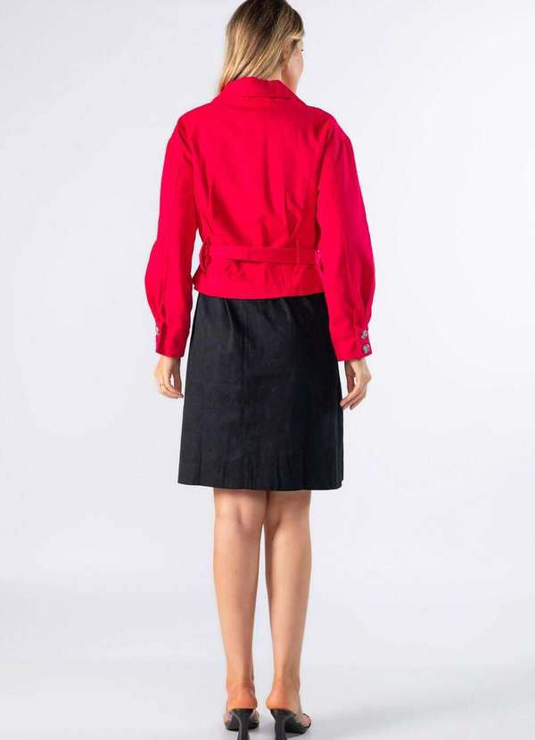 Lamis - Casaco Sarja Curto Pink 4