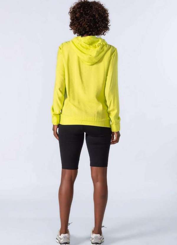 Lamis - Jaqueta com Capuz em Viscose Verde 4