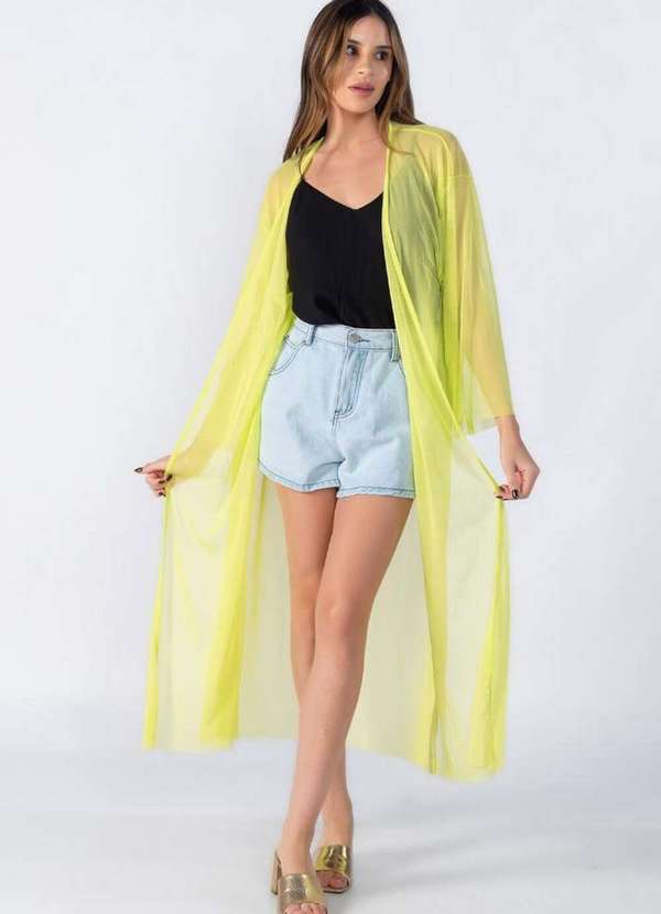 Lamis - Kimono Aberto Praiano Verde