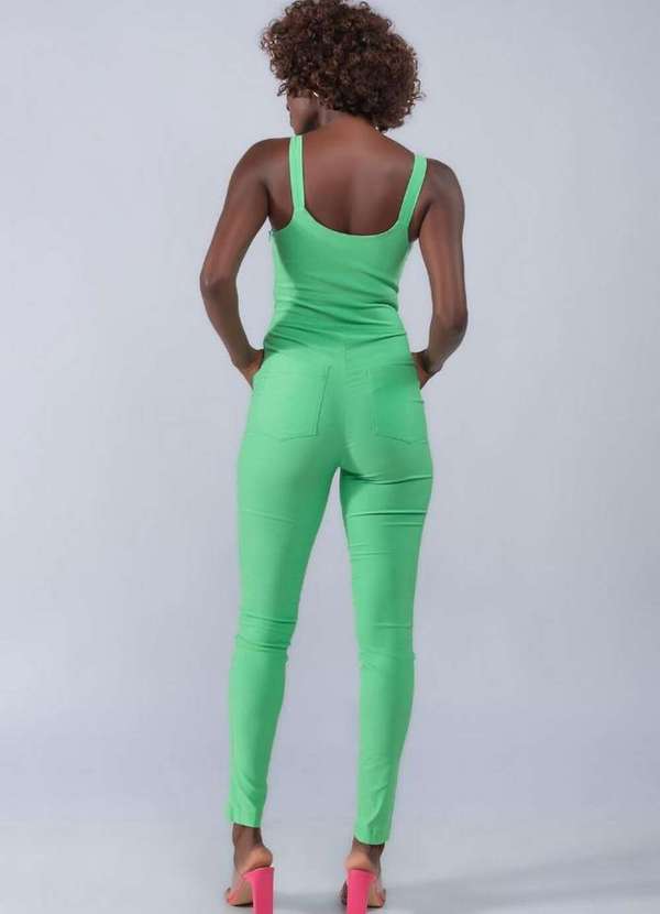 Lamis - Macacao Busto Franzido com Bolsos Verde 4