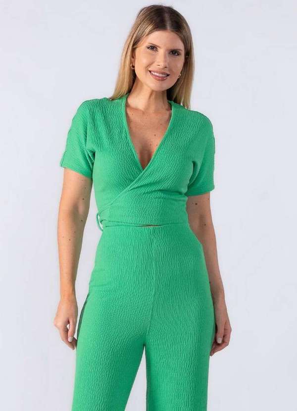 Lamis - Macacao Transpassado na Frente Verde 2