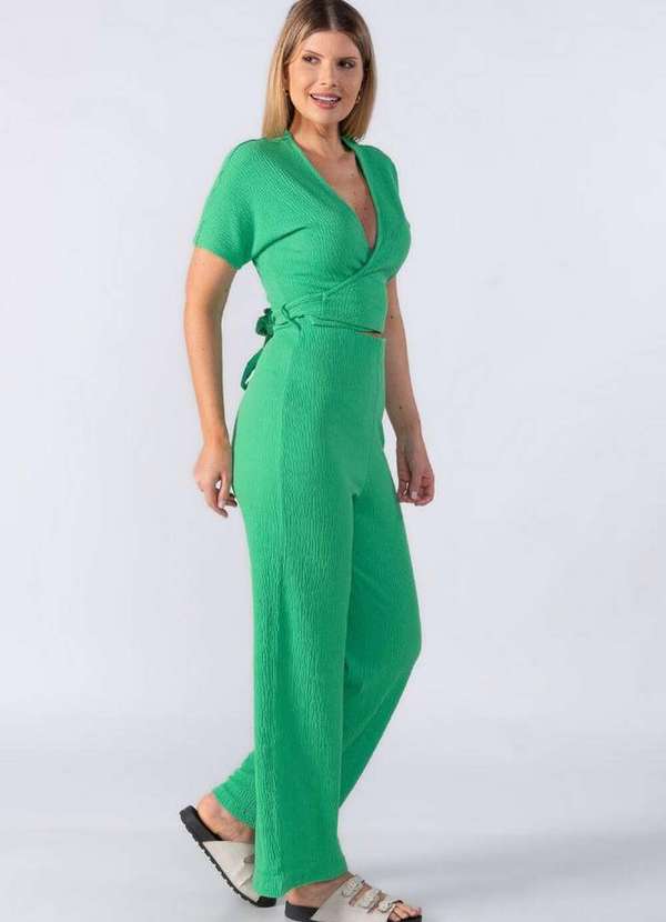 Lamis - Macacao Transpassado na Frente Verde 3