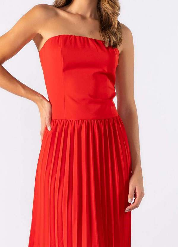 Lamis - Vestido Midi Toma que Caia Vermelho 2