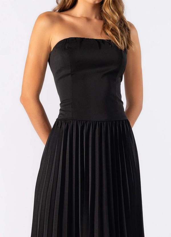 Lamis - Vestido Midi Toma que Caia Preto 2