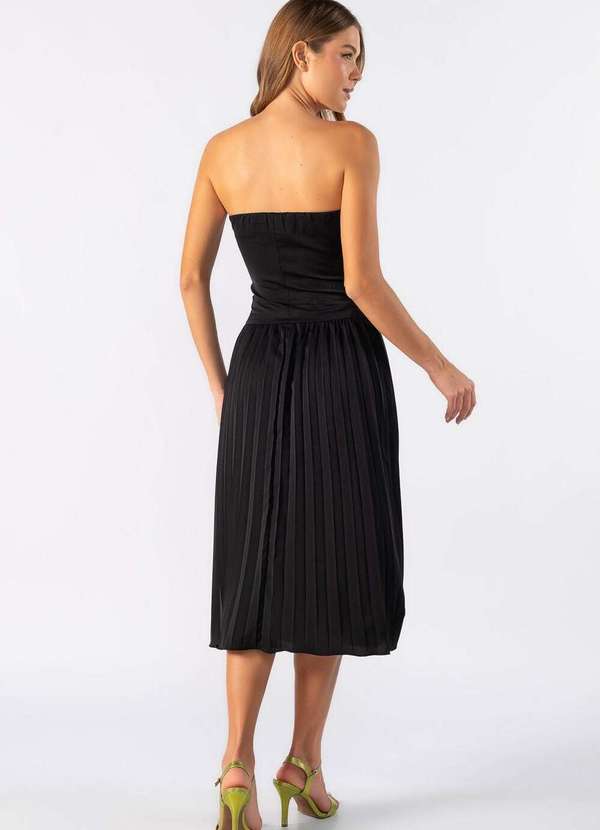 Lamis - Vestido Midi Toma que Caia Preto 4