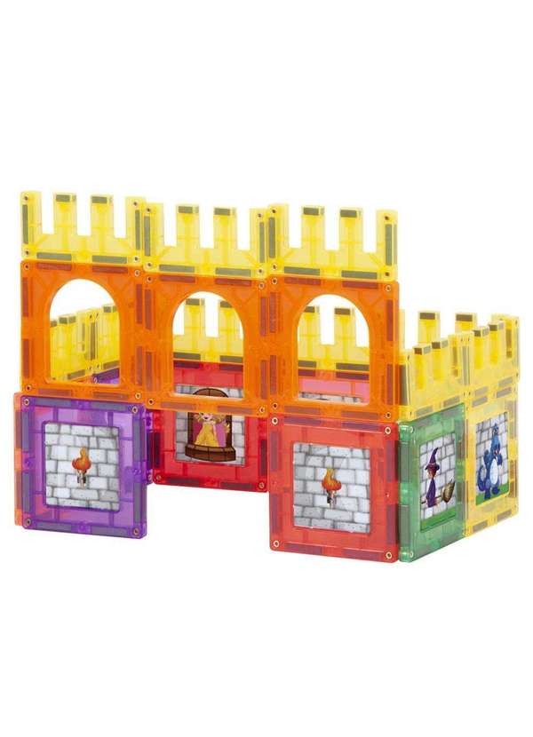 Blocos de Montar Jogo Magnético 56 Peças Magforma Castelo - Bambinno  Brinquedos