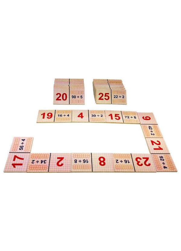 Jogo Educativo de Matemática Dominó de Quantidade e Números - Bambinno -  Brinquedos Educativos e Materiais Pedagógicos
