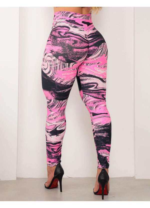 Calca Legging Estampada Empina Bumbum Estampado FitModa