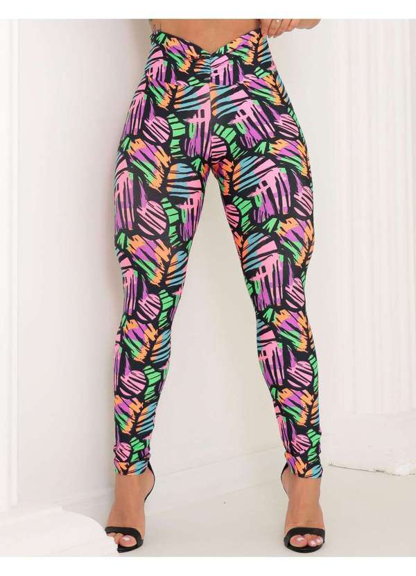 Fitmoda - Legging Empina Bumbum Fitness Estampada Estampado