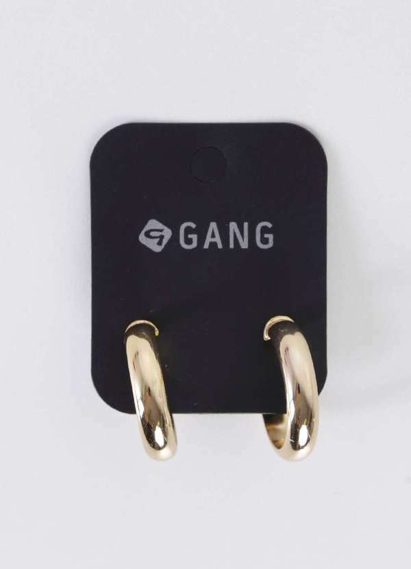 Gang - Brinco Argola Dourada Gang Dourado