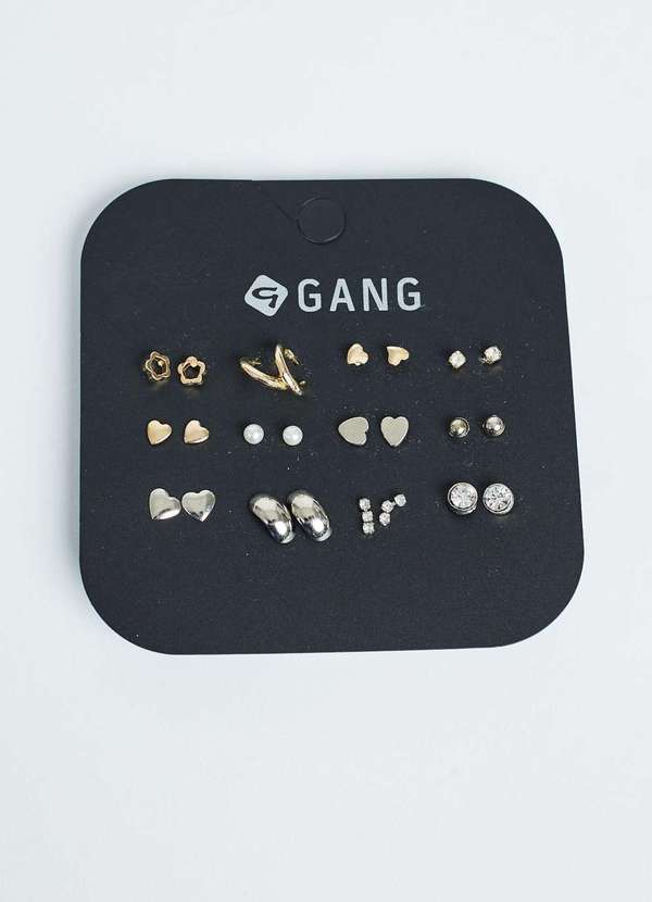 Gang - Kit Brinco Misto Dourado