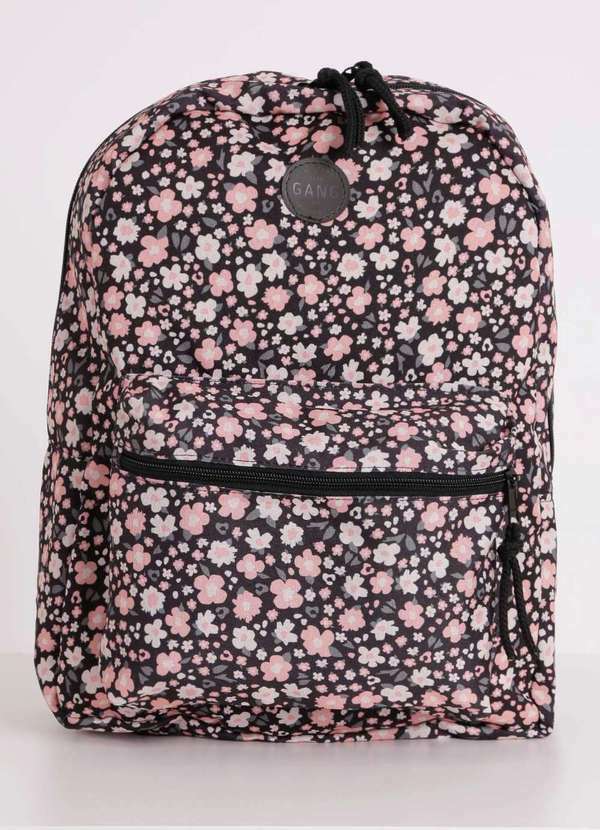 Gang - Mochila Floral Liberty Preto