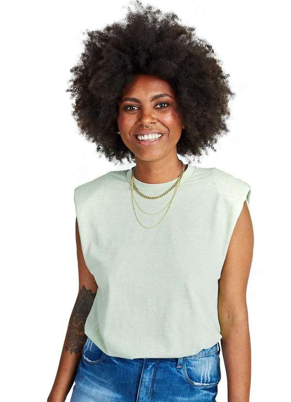 Gang - Blusa Muscle Tee Verde Gang Feminina Verde
