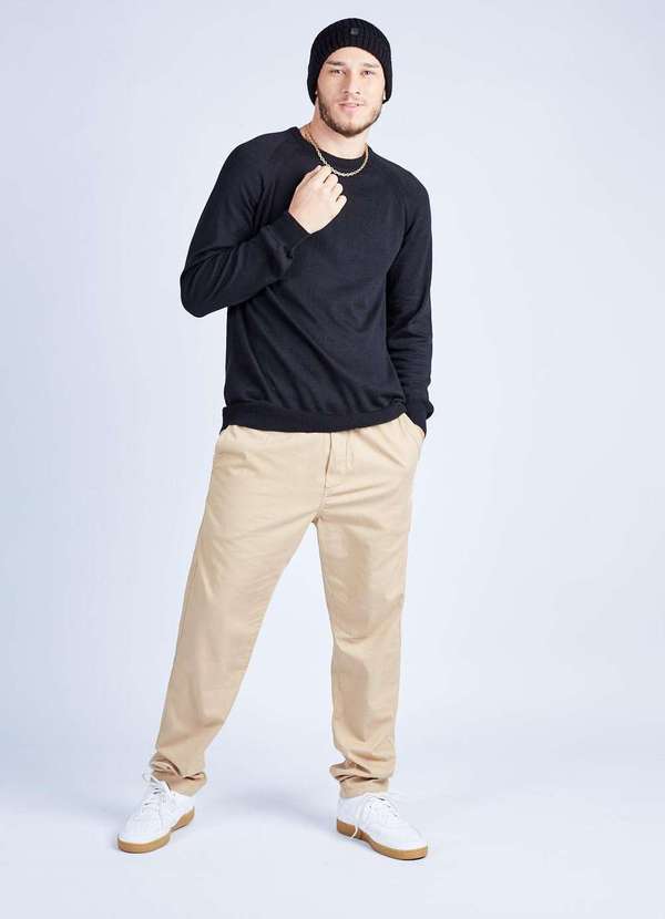 Gang - Blusao Raglan Preto Gang Masculino Pp