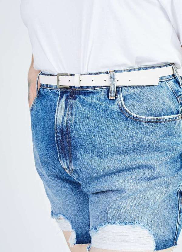 Gang - Kit Cinto Preto e Branco Nobuck Gang Plu Size Preto