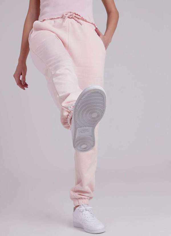 Gang - Calca Moletom com Punho Rosa Lotus Gang Feminina Rosa 2