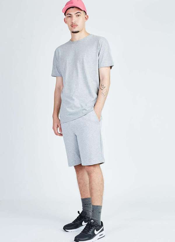 Gang - Bermuda Moletom Cinza Gang Masculina Cinza