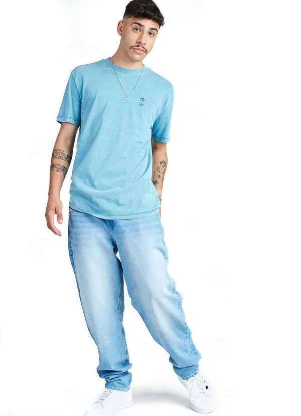 Gang - Calca Jeans Balloon Gang Masculina Azul