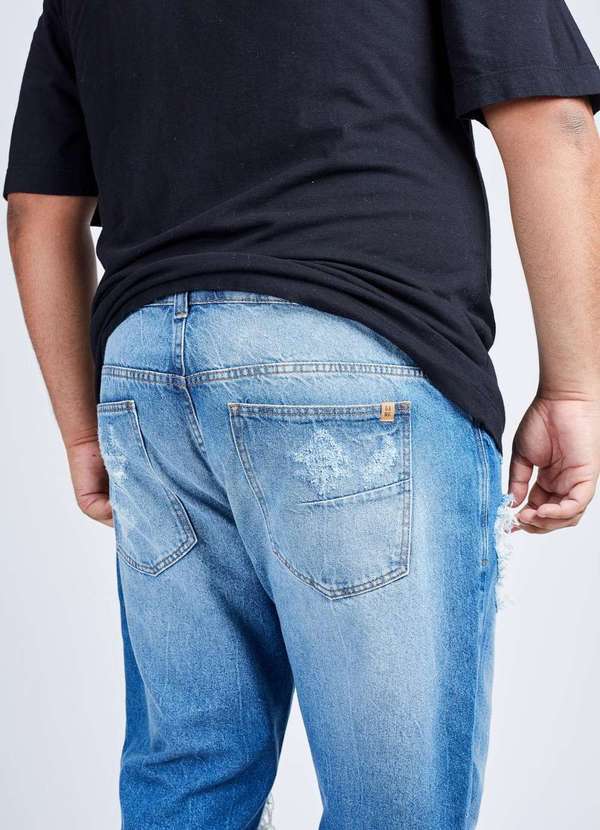 Gang - Calca Jeans Blue Medio Gang Masculina 48 4