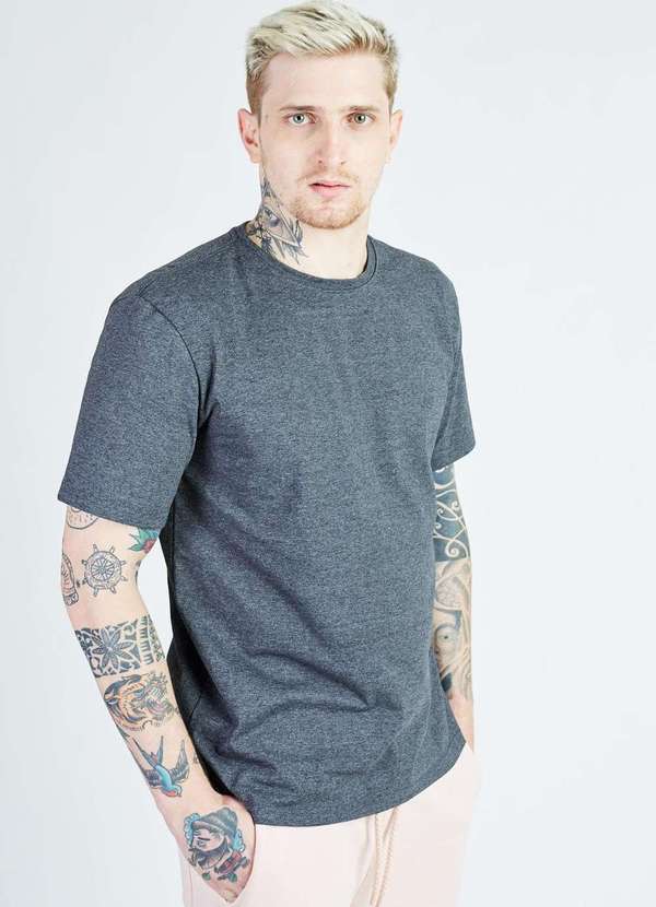 Gang - Camiseta Basica Cinza Chumbo Cinza 2