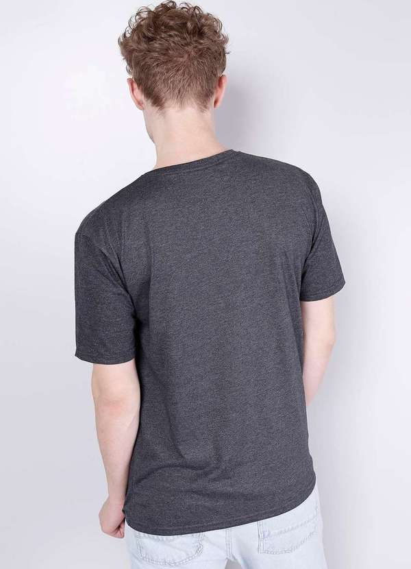 Gang - Camiseta Basica Cinza Chumbo Cinza 3