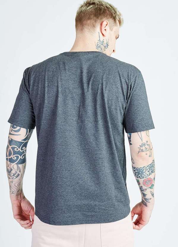 Gang - Camiseta Basica Cinza Chumbo Cinza 6