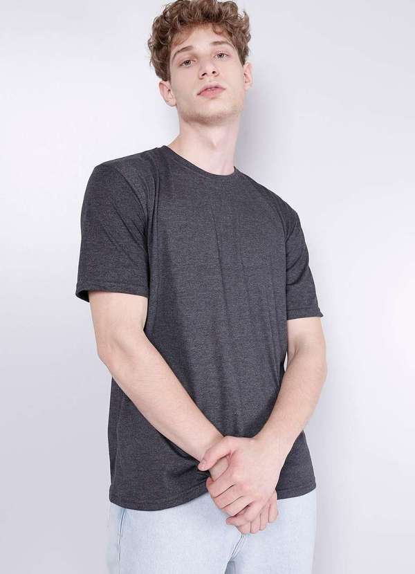 Gang - Camiseta Basica Cinza Chumbo Cinza 7