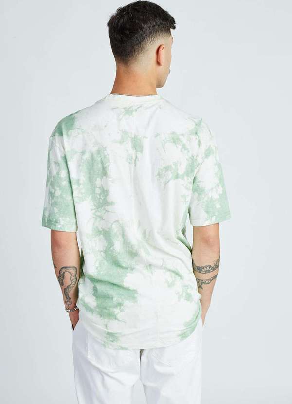Gang - Camiseta Tie Dye Verde Gang Masculina Verde 4