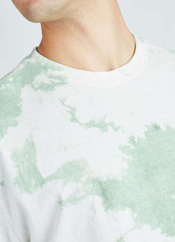 Gang - Camiseta Tie Dye Verde Gang Masculina Verde 6