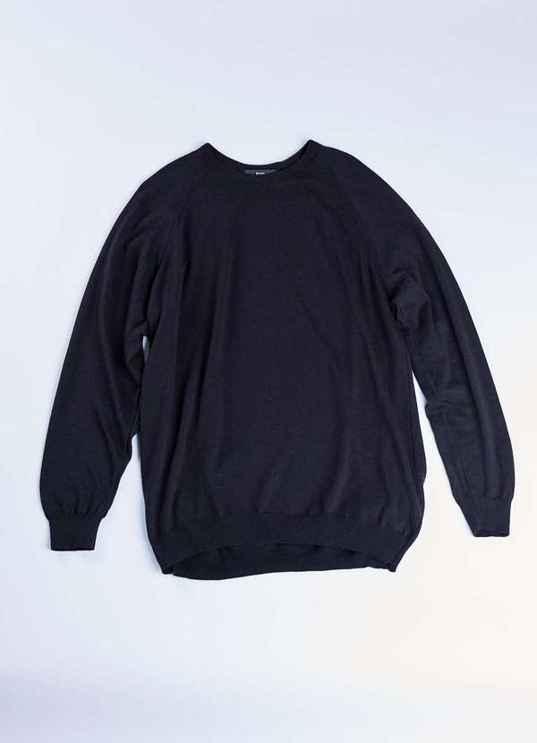 Gang - Blusao Raglan Preto Gang Plus Size Masculino Preto 5