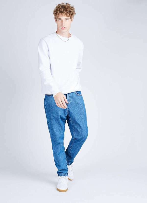 Gang - Calca Jeans Retro Gang Masculina Azul