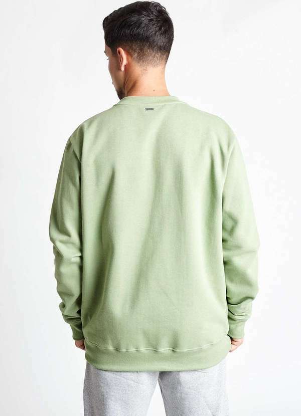 Gang - Moletom Basico Gola Careca Verde Gang Verde 2