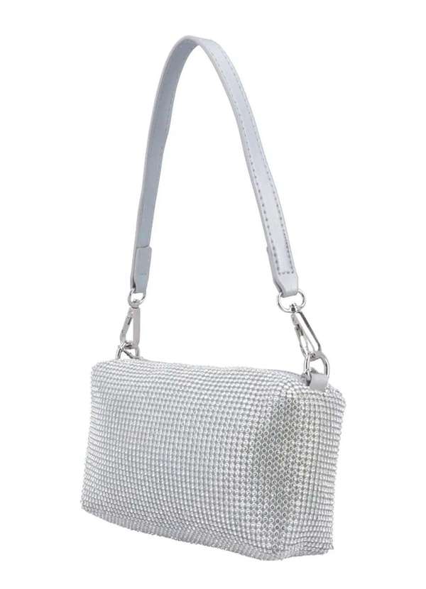 Bauarte - Bolsa Bauarte de Festa Strass Prata Prata 2