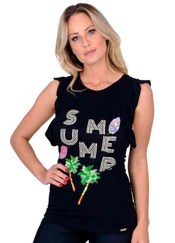 Limone - Blusa Limone com Detalhe Preto 3