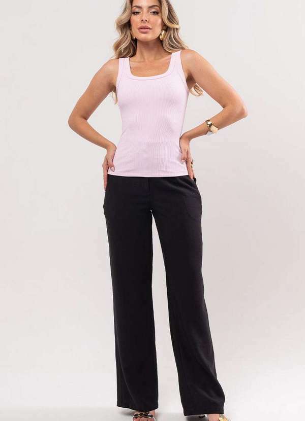 Miss Misses - Blusa Luana Canelada Rosa 4