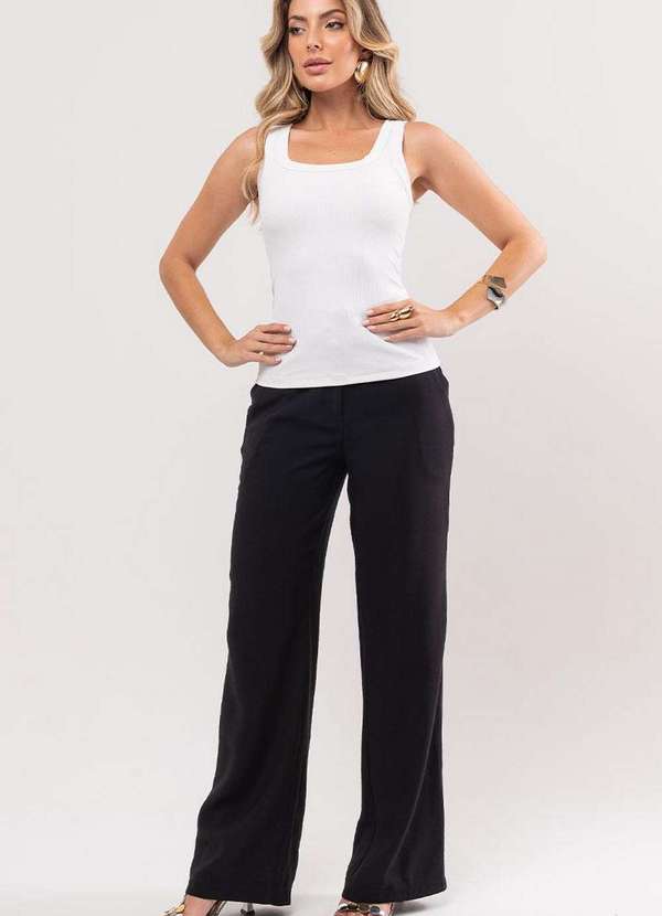 Miss Misses - Blusa Luana Canelada Branco 4