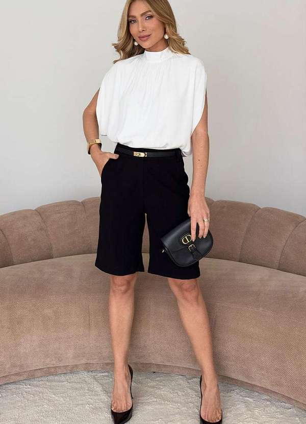 Miss Misses - Blusa Paola Crepe Branco 5