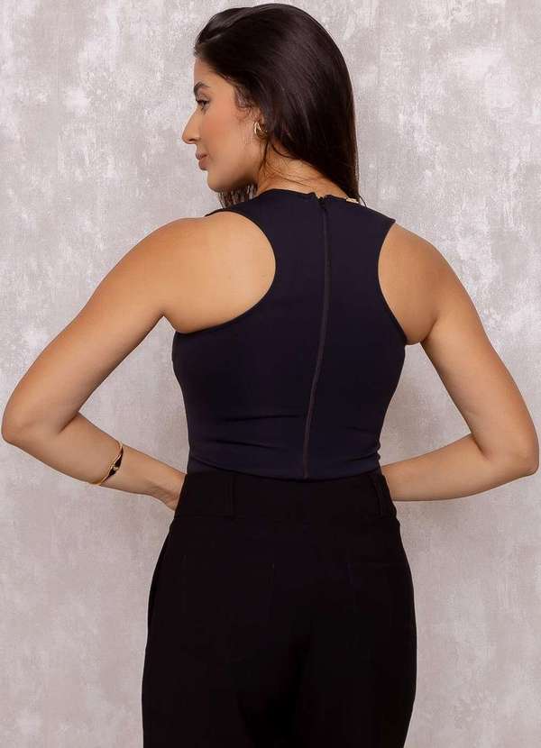 Limone - Body Limone com Detalhe Tule Preto 2