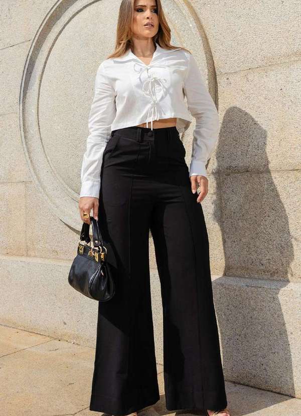 Miss Misses - Camisa Miss Misses Olivia C/Amarracao Frontal Branco 4