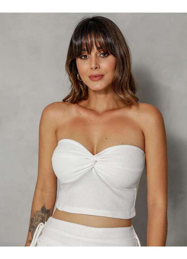 Dot Clothing - Cropped Dot Clothing Torcido Offwhite Branco